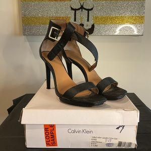 Calvin Klein Open Toe Heels/Sandals